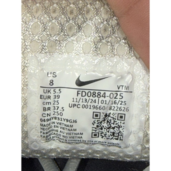 Nike Vomero 5 Women Size 8 Photon Dust Metallic Silver Shoes Sneakers FD0884-025 - Picture 9 of 9